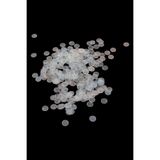 Serhat Aksesuar ve El İşçilik Şeffaf 8 mm Yandan Delikli Plastik Pul Payet 30 Gr (Tülbent, Oya, Havlu Malzemesi)