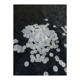 Serhat Aksesuar ve El İşçilik Simli Gümüş 8 mm Ortadan Delikli Pul Payet 25 Gr (Tülbent, Oya, Havlu Malzemesi)