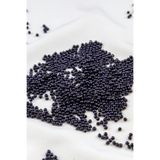 Serhat Aksesuar ve El İşçilik Siyah 3 mm Plastik İnci Boncuk Takı Aksesuar Malzemesi (25 Gr)