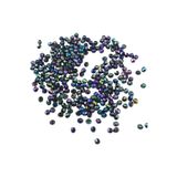 Serhat Aksesuar ve El İşçilik Siyah Janjan 5 mm Basık Dünya Plastik Boncuk Aksesuar Takı Malzemesi (25 Gr)