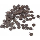 Serhat Aksesuar ve El İşçilik Tuğra Bakır 10 Mm Pirinç Pul Payet (20 Gr 60 Adet)