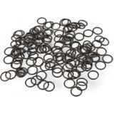Serhat Aksesuar ve El İşçilik Zamak 14x1,3 mm Eskitme Koyu Bakır Halka (30 Gr 75 Adet)