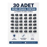 Serhat Deniz Kumtel Ocak Izgara Contası 30 Adet Ankastre Uyumlu