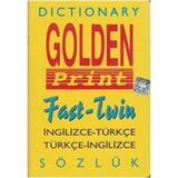 Serhat Yayınları Golden Print Ingilizce - Türkçe Dönüşümlü Sözlük (Plastik Kapak)