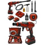 Seri 58WF Kömürsüz Motor Yüksek Basınçlı Akülü Oto Araba Yıkama Makinesi Şarjlı