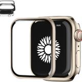 [Seri SE 6 5 4 44mm Alüminyum Çerçeve] NewPole Watch Ekran Koruyucu Watch SE 6 5 4 44mm Ekran Koruyucu Kırılmaz Cam [Alüminyum Çerçeve] Hassasiyetli Tam Kaplayan Apple Watch SE 6 5 4 ile Uyumludur