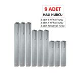 seria 9 Adet Kumaş Halı Hurcu Birinci Sınıf Tela Kumaş Bağcıklı Halı Hurcu