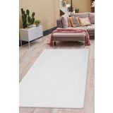 SERİA HALI Dinarsu Yumuşak Peluş Post Yıkanabilir Kaymaz Taban Tavşan Tüyü Halı Yolluk En 80 Cm