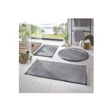 SERİA HALI Sarar Post 3'lü Banyo Halısı (60X100, 40X60, 60X60 YUVARLAK) Peluş Post Halı Klozet Takımı Antrasit