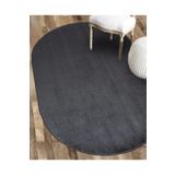 SERİA HALI Seria Halı Oval Yumuşak Peluş Post Yıkanabilir Kaymaz Taban Tavşan Tüyü Halı Yolluk