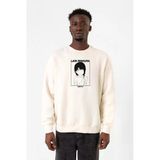 Serial Experiments Anime Lain Poster Ekru Erkek 2ip Sweatshirt