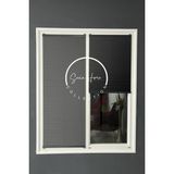 Serin Home Collection Antrasit Katlanabilir Plise Perde, Cam Balkon Perdeleri, Ofis Perdeleri, Pvc Pencere Perdeleri - 110 x 100 cm