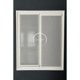 Serin Home Collection Gece Gündüz Katlanabilir Gri Çiftli Plise Perde, Cam Balkon Perdeleri, Pvc Pencere Perdeleri - 50 x 200 cm