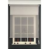Serin Home Collection Gri Jaluzi Görünümlü Tül ve Stor Perde (Dayanıklı Alüminyum Kasa) - 80 x 200