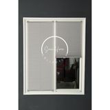 Serin Home Collection Gri Katlanabilir Plise Perde, Cam Balkon Perdeleri, Ofis Perdeleri, Pvc Pencere Perdeleri - 80 x 200 cm