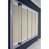 Serin Home Collection Katlanabilir Cam Balkon Plise Perde Bej (Kancalı Veya Vidalı Sistem) - 40 x 100 cm