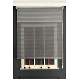 Serin Home Collection Siyah Jaluzi Görünümlü Tül ve Stor Perde (Dayanıklı Alüminyum Kasa) - 130 x 200