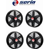 Serin Mekanik Q600 Endüstriyel Yuvarlak Aksiyel Fan Yüksek Debili Güçlü Havalandırma Fanı Fabrika Atölye Depo Hava Tahliye Aspiratörü