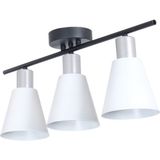 Serin Modern Beyaz 3'lü Avize, Yatak Odası, Salon, Mutfak ve Cafe Için - Seçenek 1 - Ahşap - Bej - Siyah