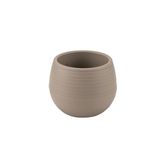Serinova ES05 Elvan Kaktüs, Sukulent Saksısı Tabaklı 13cm, 1,3 Litre Mocha