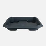 Serinova Hisar No5 Antrasit Saksı Tabağı Altlığı Plastik Alt Tabak Su Haznesi Altlık 47CM - No3 47cm