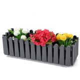 Serinova Ib02 İstanbul Balkon Saksı No:2 - 9 Litre - Gri