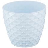 Serinova KAP2 Beyaz Kapadokya Tabaklı 14 cm 1.4 Litre Dekoratif Saksı