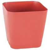 Serinova Kare Saksı 3.4 Lt – 3.4 Litre Hacimli Dayanıklı Plastik Kare Saksı - Kırmızı