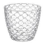 Serinova Kristal Desenli Orkide Saksısı 1.4 Lt - Şeffaf Şık Orkide Saksısı