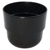 Serinova Kuple İçli Saksı No:4 - Orta Boy Kendinden Rezervuarlı Şık Saksı - Siyah