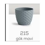 Serinova No:5 Gök Mavi Kristal Saksı