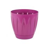 Serinova P001 11.5 cm 0.7 lt Kırmızı Tabaklı Papatya Saksı