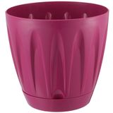 Serinova P005 28 cm 12 lt Vişne Papatya Saksı Tabaklı