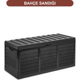 Serinova Plastik Depolama Bahçe Sandığı Bahçe Dolabı Bahçe Mobilyası 320 LİTRE
