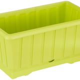 Serinova S231 Fıstık Yeşili Klasik Tabaklı 30 cm 4.3 lt Balkon Saksı