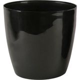 serinova Serinova Yakut No 4 Drenajlı Saksı 7,4 L - Siyah - 218X218X195 mm