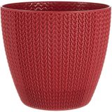 Serinova SML4 Sümela 21,6 cm 5 L Kırmızı Tabaklı Saksı