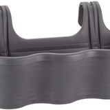 Serinova TOM5 Antrasit 53 cm 10 lt Askılı Balkon Saksı