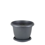 Serinova V501 Villa Saksı Set No: 1 0,6 Litre, 12,6 Cm, Antrasit