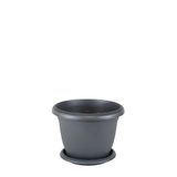 Serinova V504 Villa Saksı Set No: 4 2,7 Litre, 20,3 Cm, Antrasit