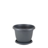 Serinova V505 Villa Saksı Set No: 5 3,7 Litre, 22,5 Cm, Antrasit