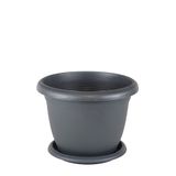 Serinova V507 Villa Saksı Set No: 7 8,8 Litre, 31 Cm, Antrasit