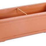 Serinova V620 Tabaklı 52 cm 10 lt Kiremit Villa Balkon Saksı