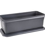 Serinova V691 No: 1 Villa Bahçe 39 lt 72 cm Antrasit Saksı Set