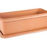Serinova V692 Villa Bahçe Saksı Set No: 2, 62 Litre, 86 Cm, Kiremit
