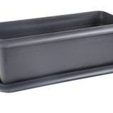 Serinova V693 Villa Bahçe Saksı Set No: 3, 95 Litre, 97 Cm, Antrasit
