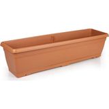 Serinova Villa Balkon Saksı - 720x195x175 mm14 LT. - Kahverengi