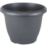Serinova Villa Saksı Tabaksız 8.8 Lt No 7 – 8.8 Litre Hacimli No 7 Büyük Boy Saksı - Antrasit