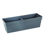Serinova YB02 Yalı Balkon Saksı Drenaj Aparatlı 51,5cm, 10,8 Litre Antrasit