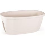 Serinova ZS02 Zümrüt 58 cm 15.5 lt Beyaz Askı Aparatlı Balkon Saksısı
